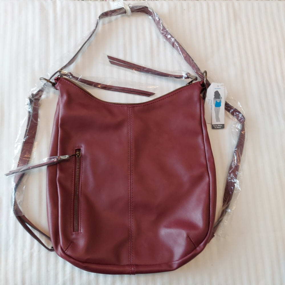Time and Tru 3 in 1 bag backpack shoulder Or crossbody Pocketbook New With Tags